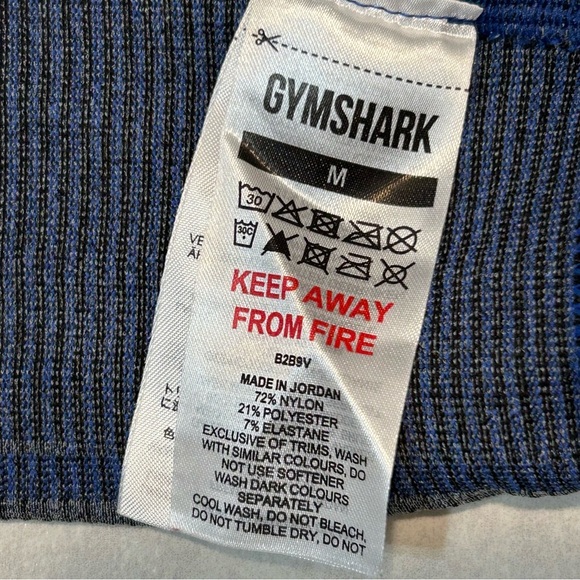 Gymshark Blue Textured Leggings - Picture 7 of 9